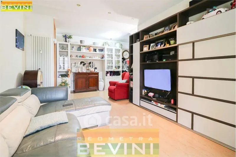 Living Room - Fully Renovated Apartment with Balcony in Modena