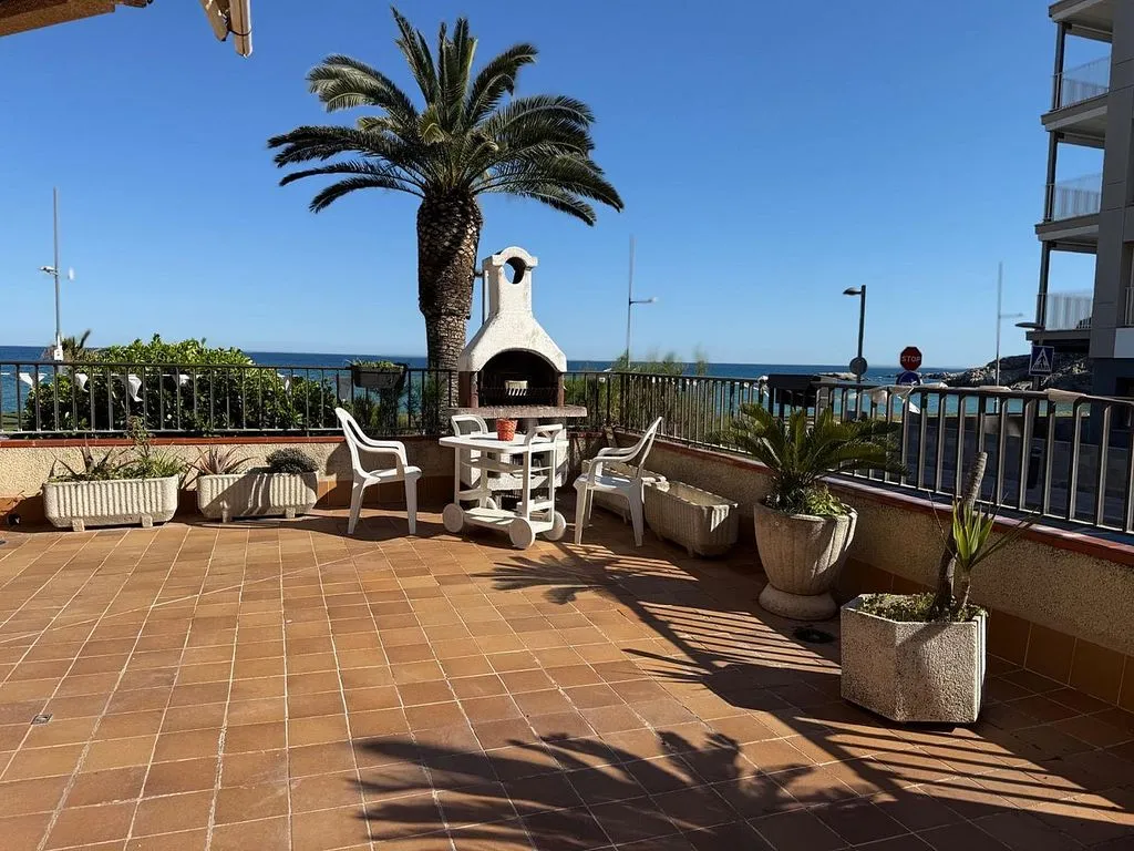 Terrasse - Seafront Apartment with Terrace in Torre Valentina