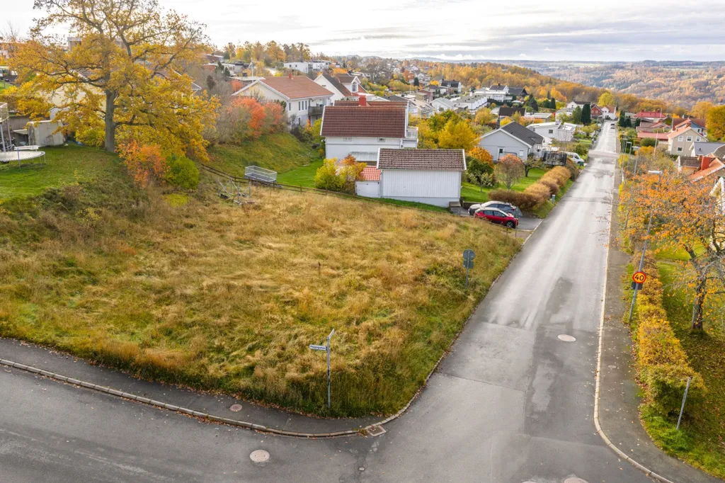 Õhuvaade - Buildable Plot with Waterfront View in Huskvarna