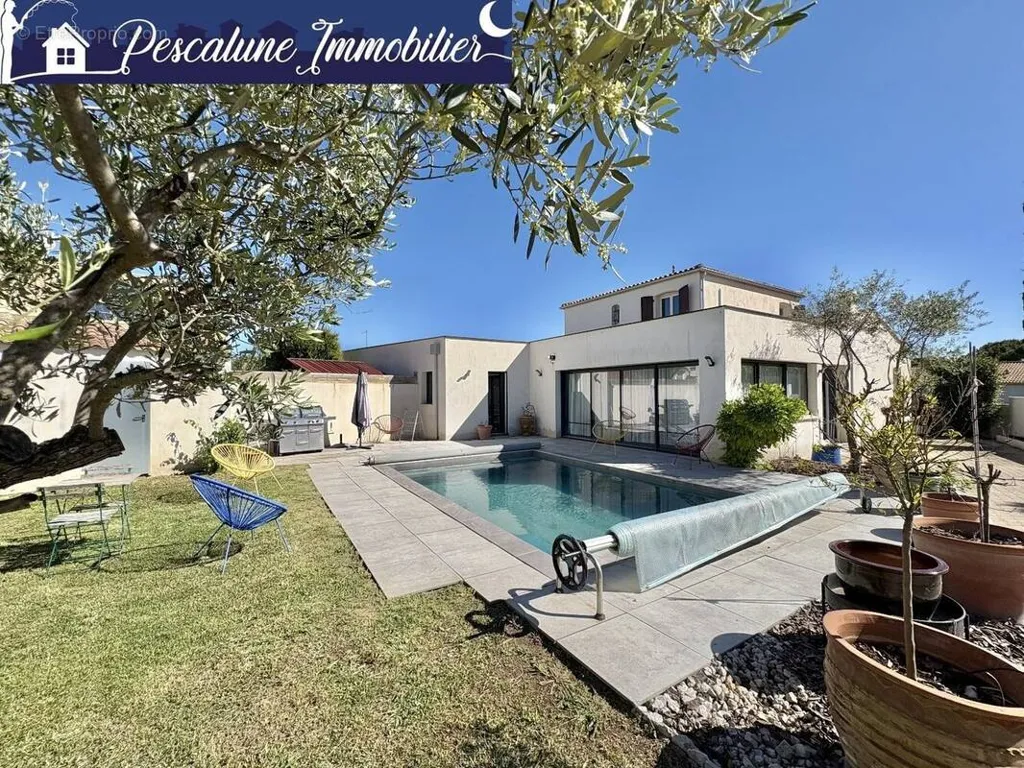 Piscine - Villa Contemporaine avec Piscine à Baillargues