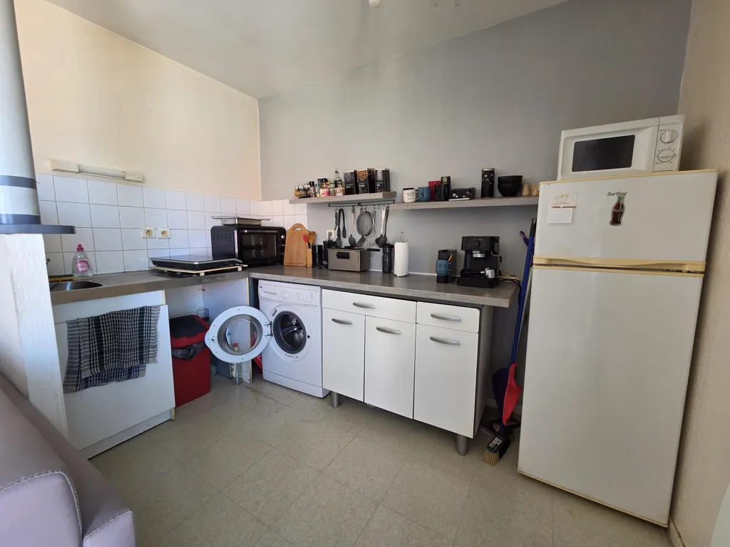 Köök - Studio with Parking in St Hilaire de Riez