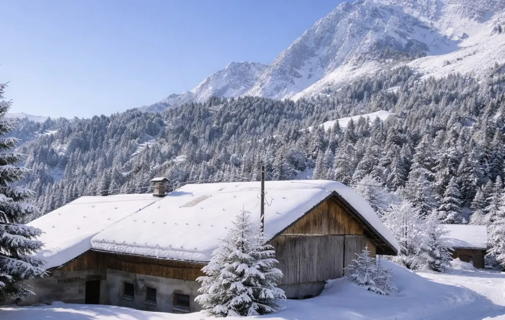 Renovable Barn with Mountain View in La Giettaz