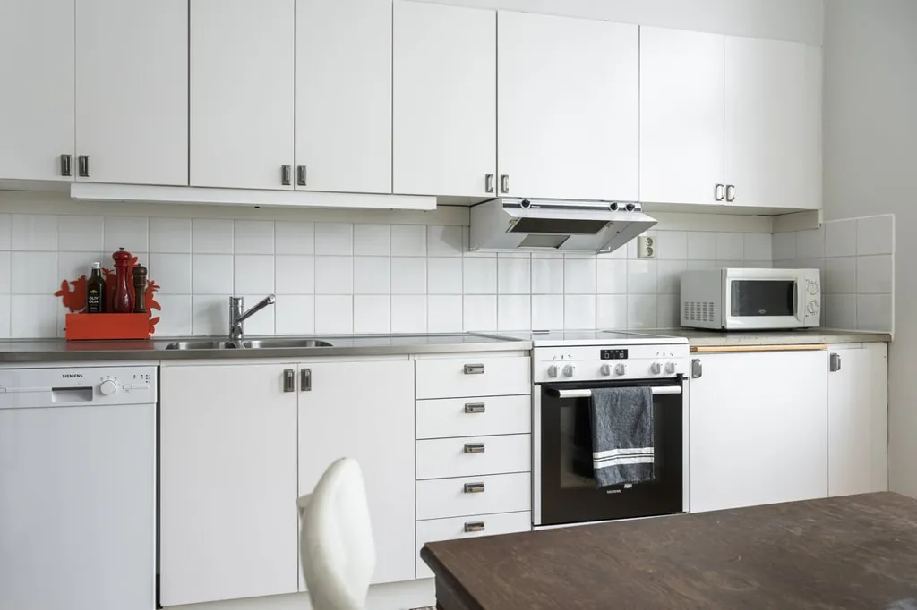 Köök - Charming Apartment with Loft in Dunkehalla
