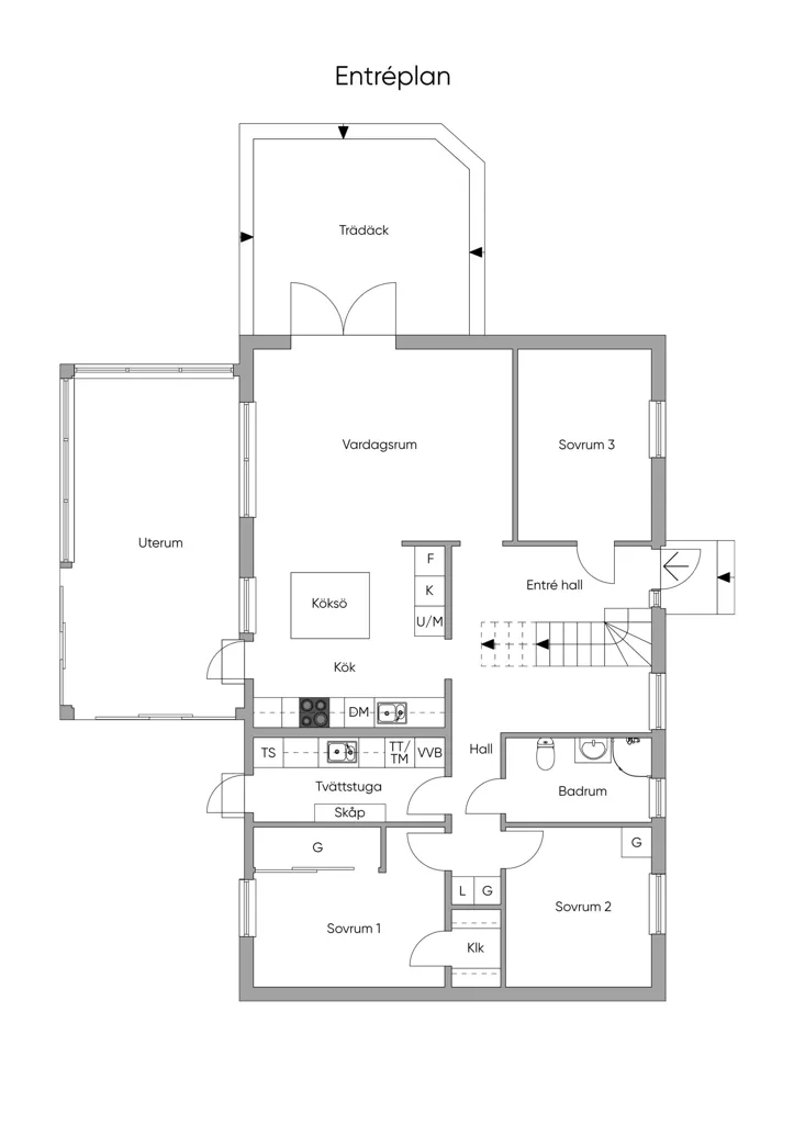 Plaan - Corner Plot Villa with Garden in Västerdala