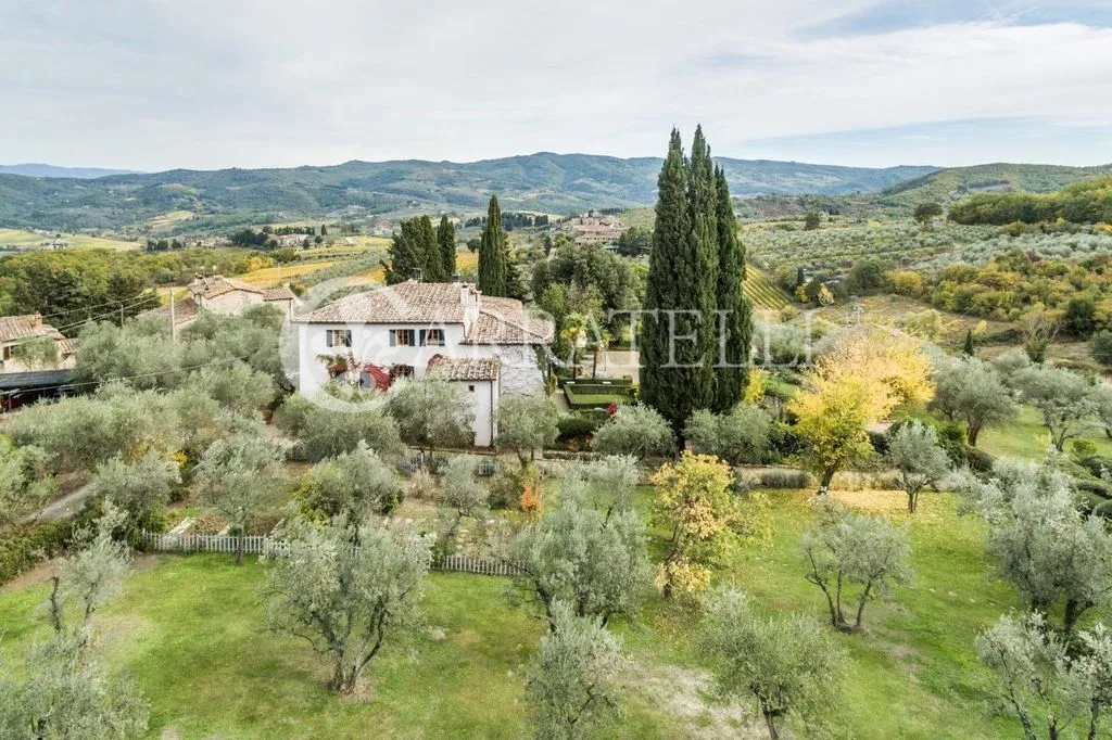 Õhuvaade - Luxury Villa with Pool in Greve in Chianti