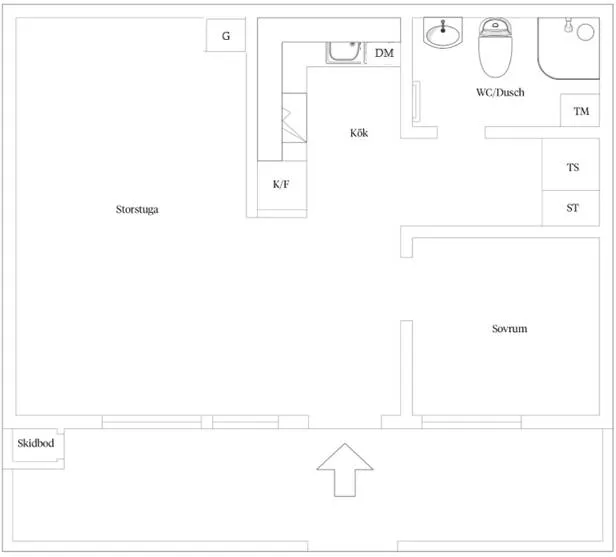 Plan - Skier's Apartment with Private Terrace in Duved