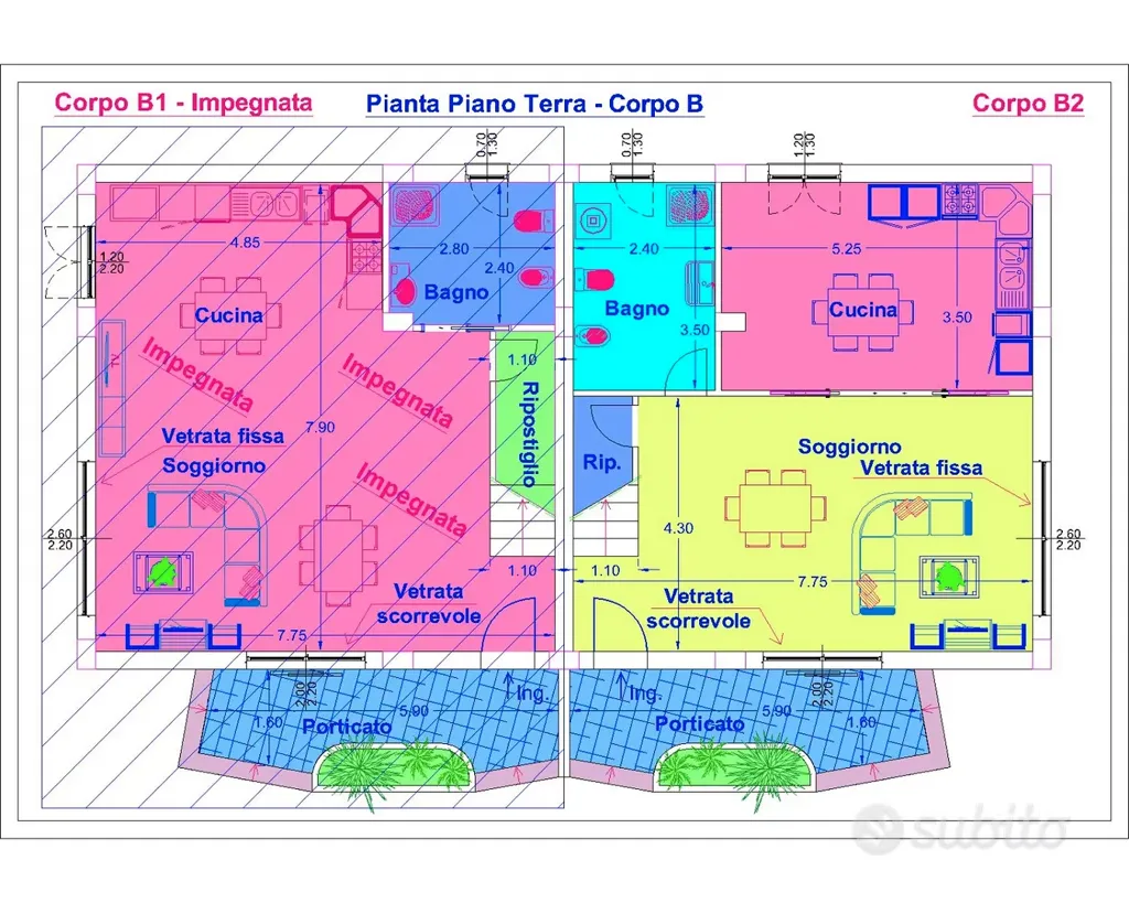 Plaan - Modern Villas with Private Gardens in Settimo di Montalto