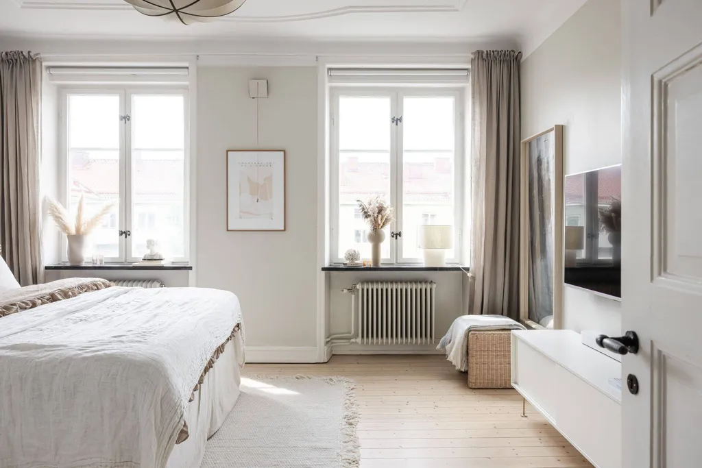 Bedrooms - 20s Flats with Slottsparken View in Malmö