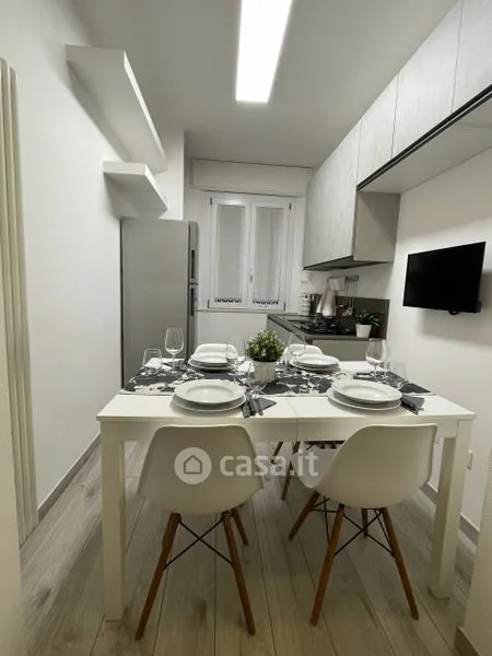 Dining Room - Ground Floor Bilocale with Private Beach in Gatteo a Mare