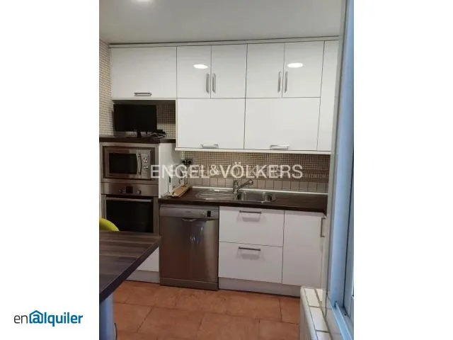 Cuisine - Apartment with Terrace in Barajas