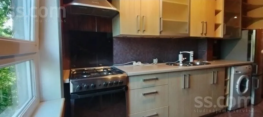 Cuisine - 2-Bedroom Flat with Balcony in Purvciems, Riga