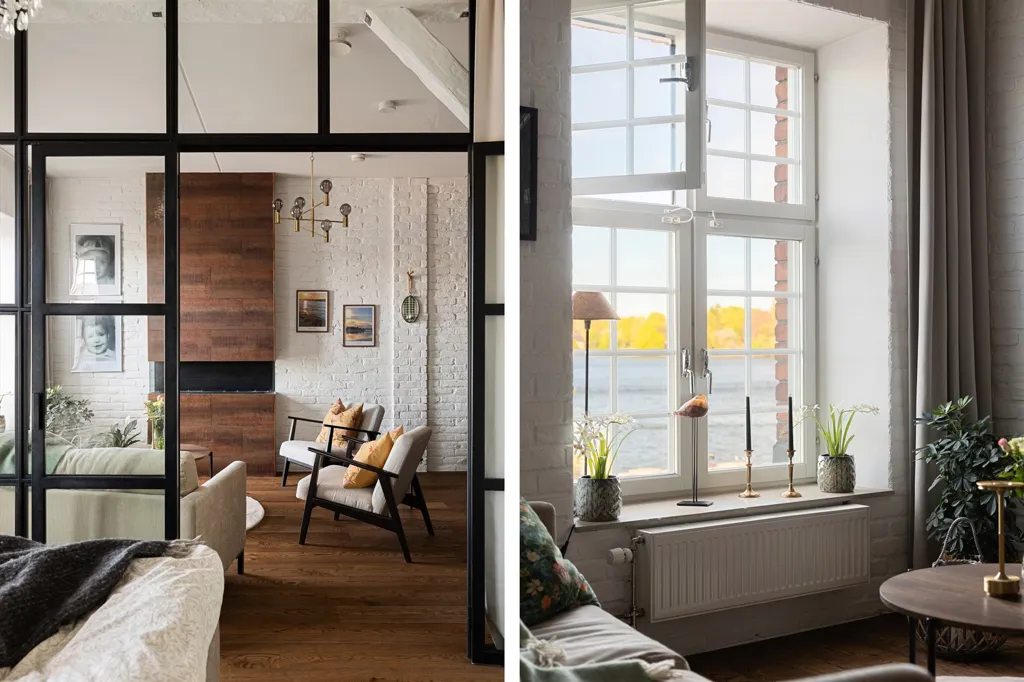 Séjour - Stylish 3rd Floor Flat with Water View in Nacka