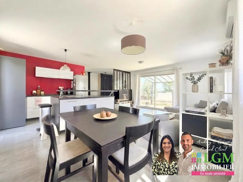 Sala da pranzo - Recent Flat-Plan House with Pool in Pouget