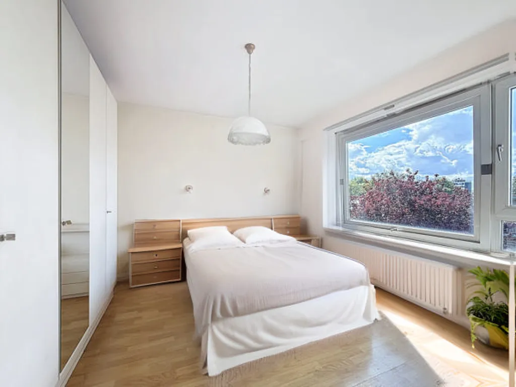 Bedrooms - Architectural 3-Front House with Terrace in Jette