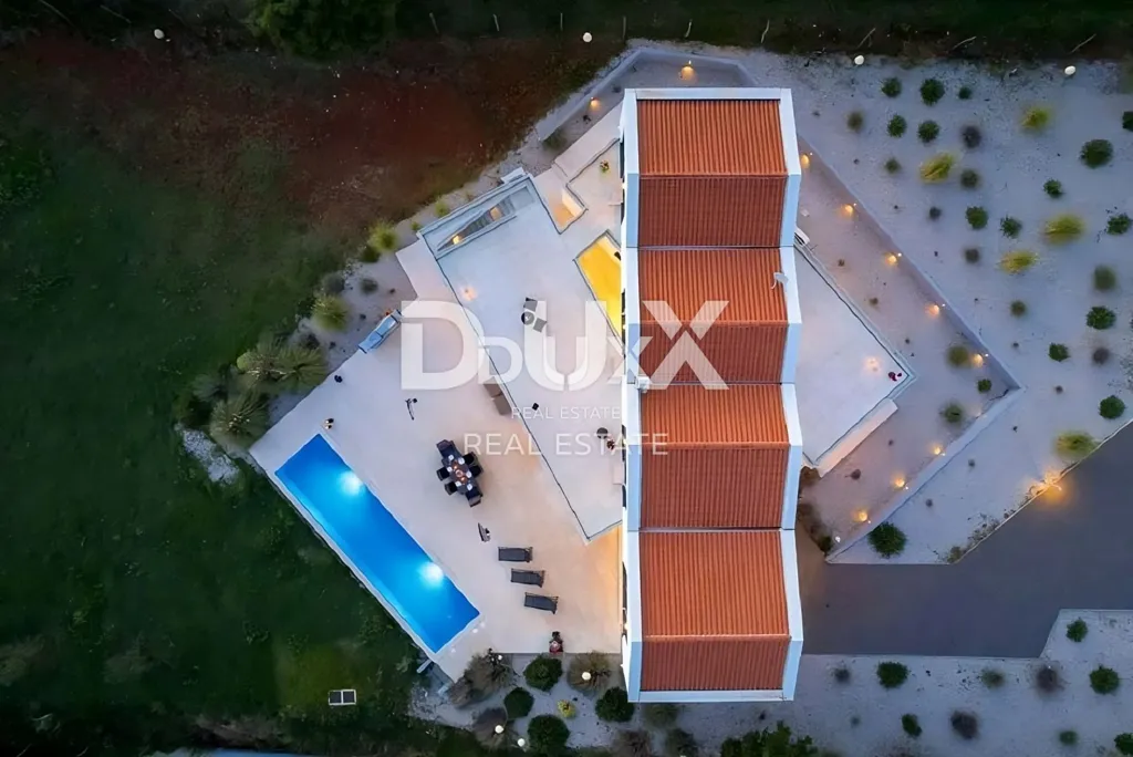 Vue aérienne - Designer Villa with Pool in Višnjan, Istra