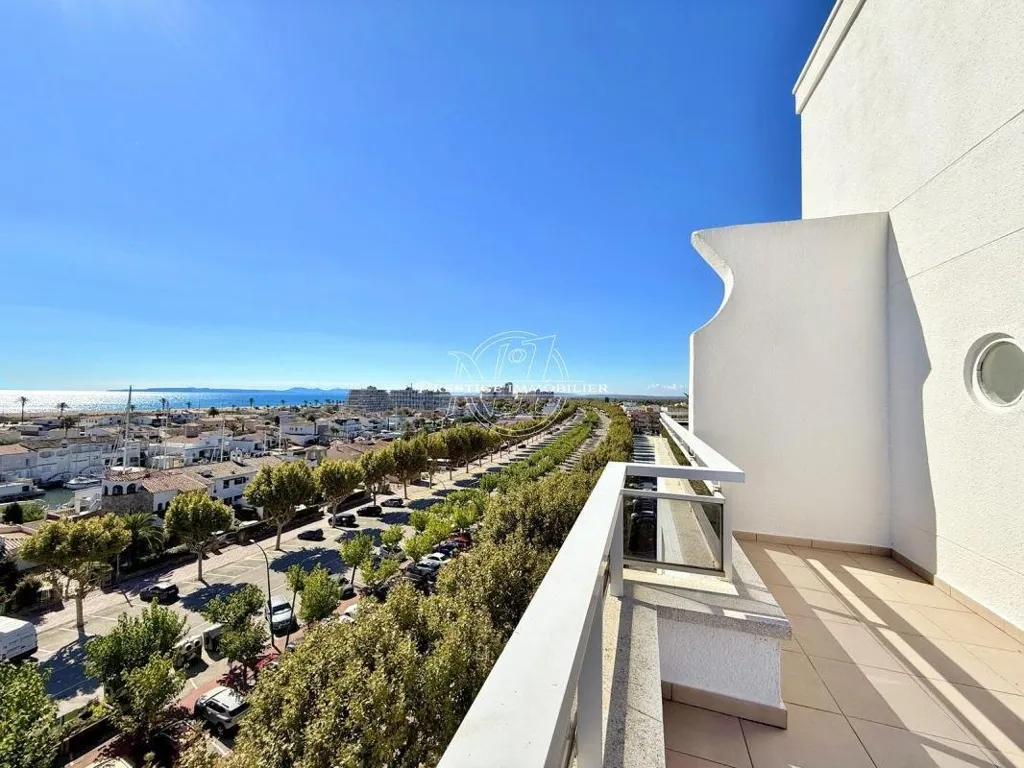 Balcon - Penthouse with Sea View in Empuriabrava