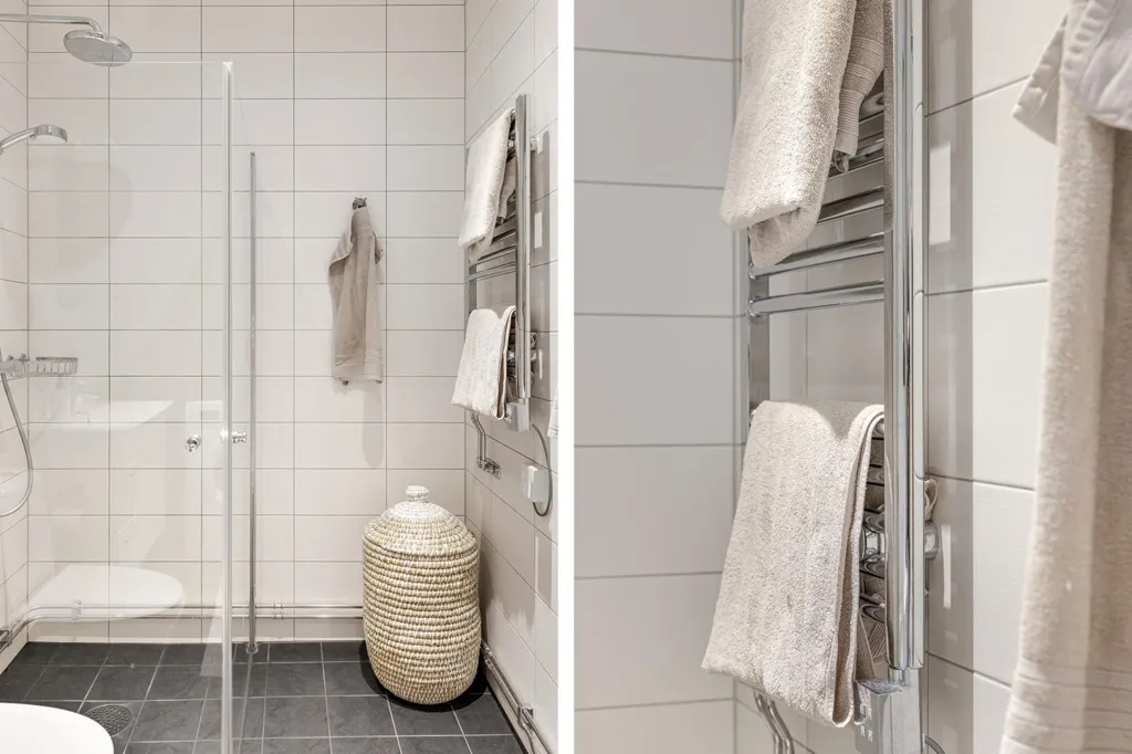 Salles de bain - Apartment with Balcony in Övre Vasastaden, Linköping