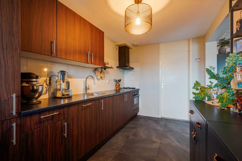 Köök - Apartment with Sea View in Scheveningen