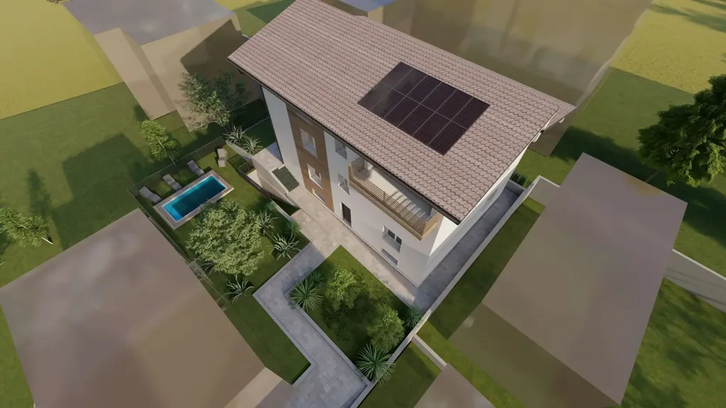 Modern Bilocale with Mini Pool in Pisogne