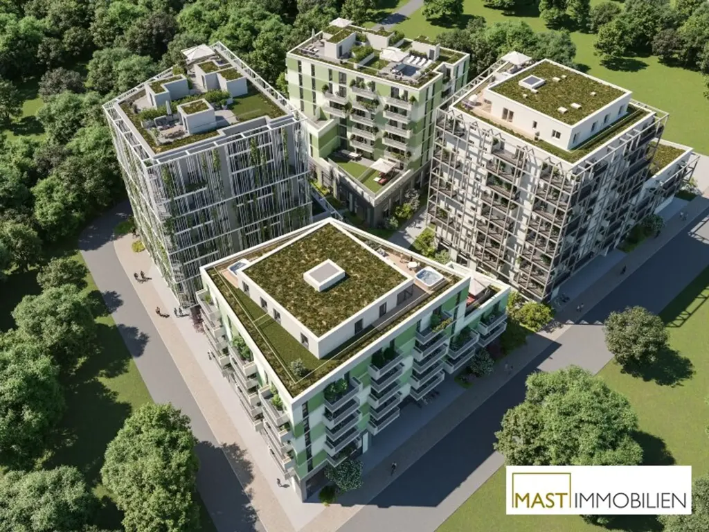 Õhuvaade - 2-Bedroom Apartment with Balcony in Vienna