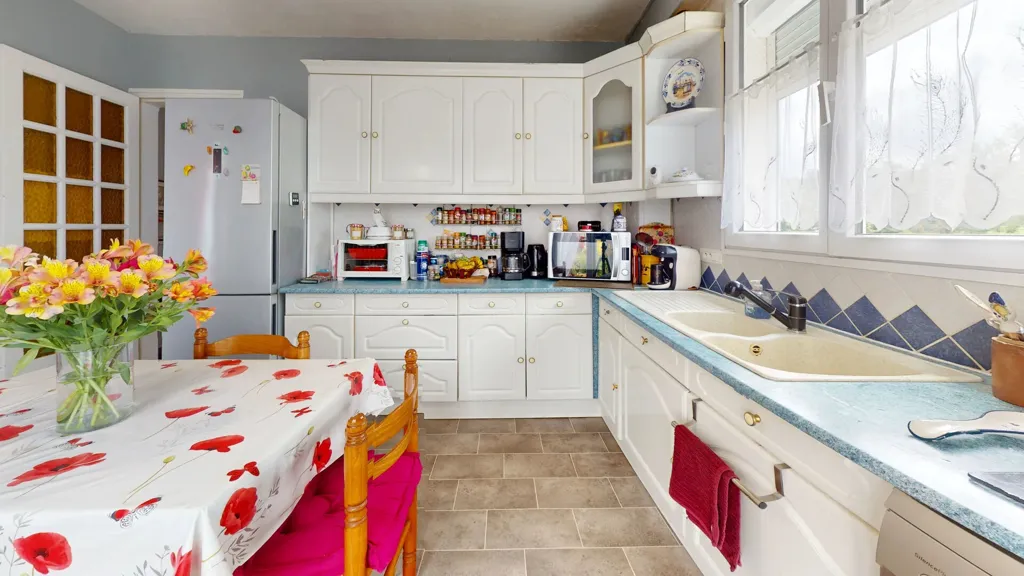 Kitchen - Néo-Breton House with Garden in Plancoet