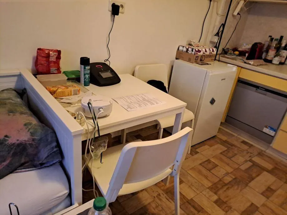 Cuisine - Studio Flat with East View in Prečko, Zagreb