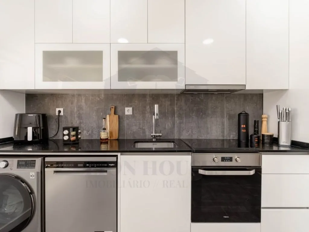 Köök - Luxury Flat with East-West View in Setúbal