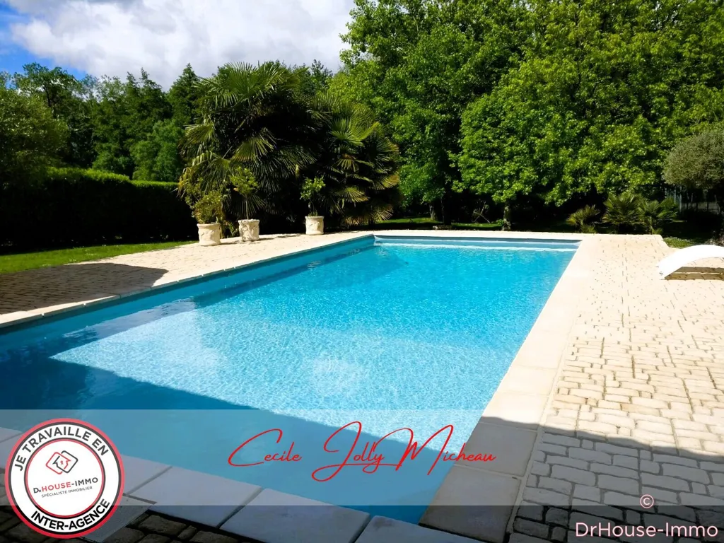 Piscine - Maison en Pierre avec Piscine à Saint-Savin