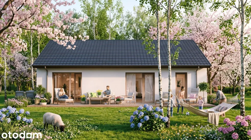 Detached House with Private Plot near Mrozy