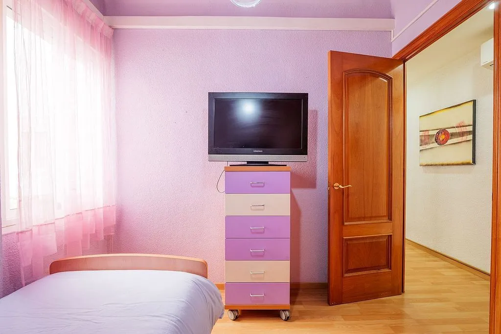 Chambres - 3-Bed Apartment with A/C in Zaragoza