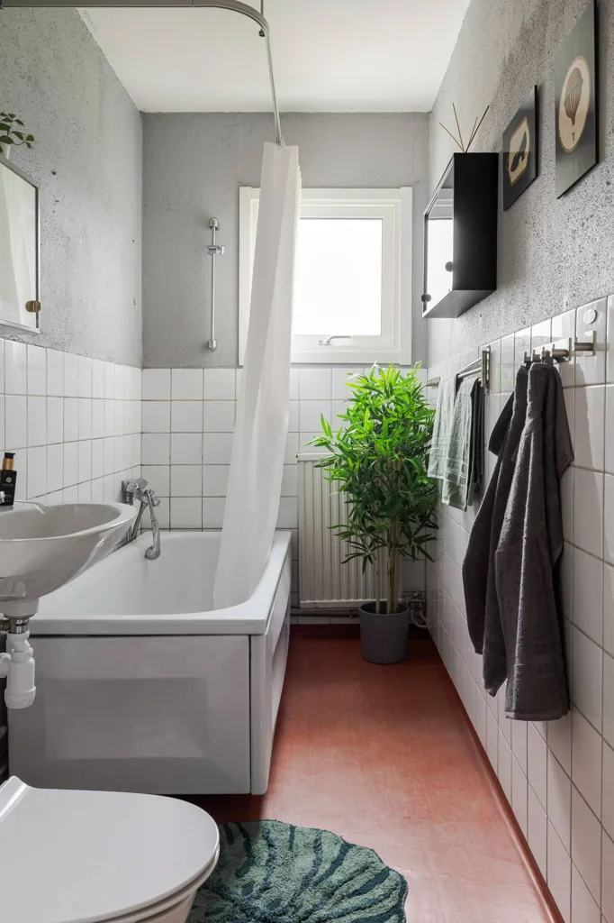 Salles de bain - Two-Bedroom Flat with West-Facing Balcony in Kalmarhus