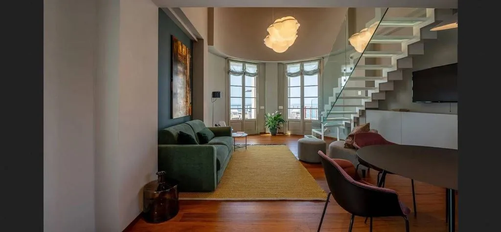 Séjour - Luxury Apartment with Sea View in Chiavari