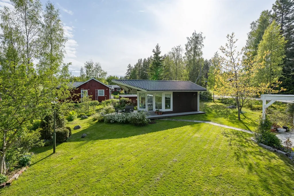 Vista aerea - Charming Bungalow with Garden near Umeå