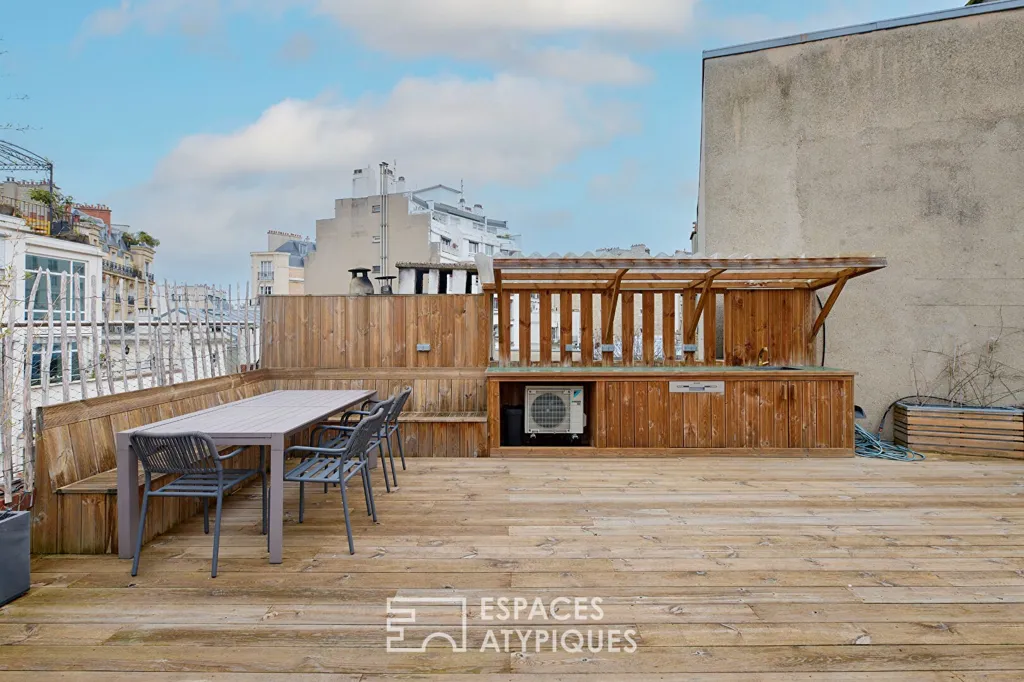 Terrasse - Appartement 6 pièces à Paris 16ème