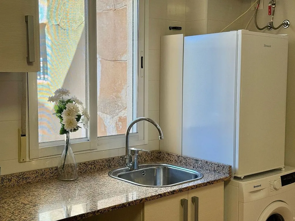 Cuisine - Furnished Flat with Air Conditioning in Cehegín