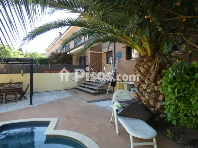 Piscine - Corner Semi-detached House with Pool in Las Cañas
