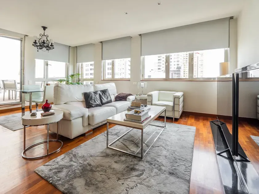 Living Room - Luxury Triplex with Private Pool in Valverde