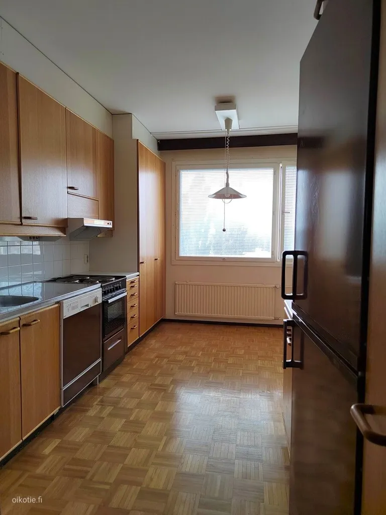 Köök - Apartment with Balcony in Kouvola