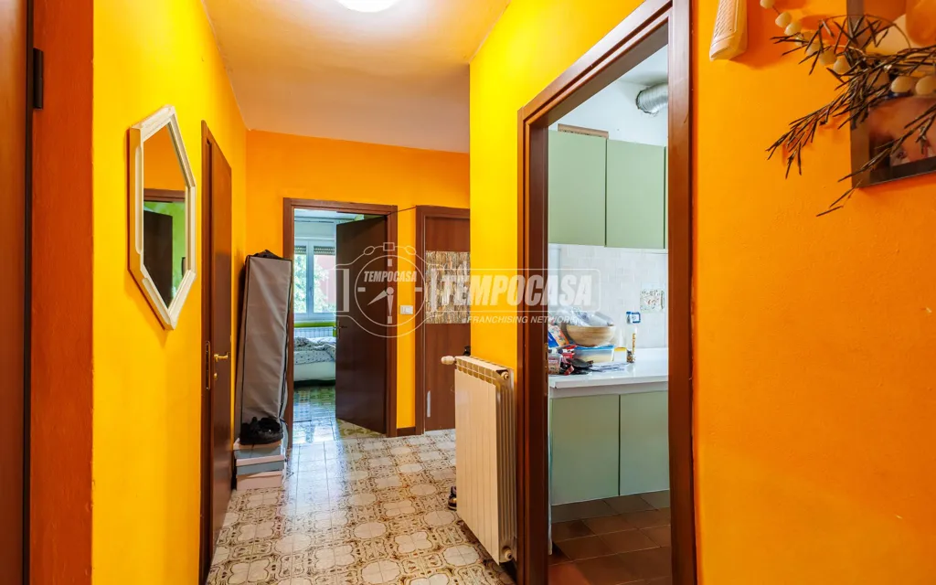 Hallway - Partially Refined Apartment with Balcony in Parma