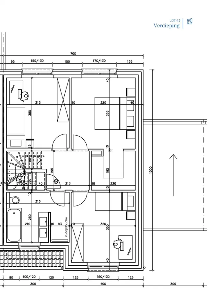 Plan - Nouvelle Maison Rustique avec Carport à Ertvelde