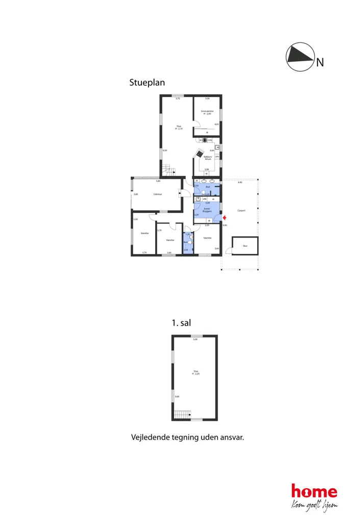 Plan - Maison 8 pièces à Korsør