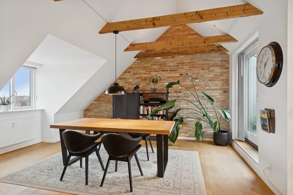 Salle à manger - Apartment with Harbour View in Odense