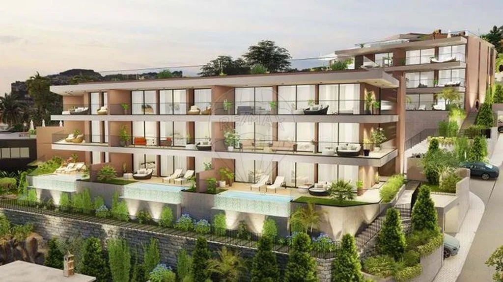 Vue aérienne - Luxury Flat with Sea Views in Funchal