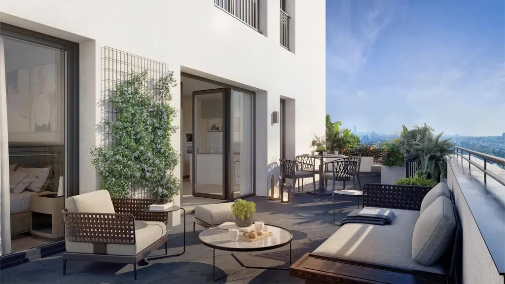 Terrasse - Appartement Neuf T4 avec Balcon à Maisons-Alfort
