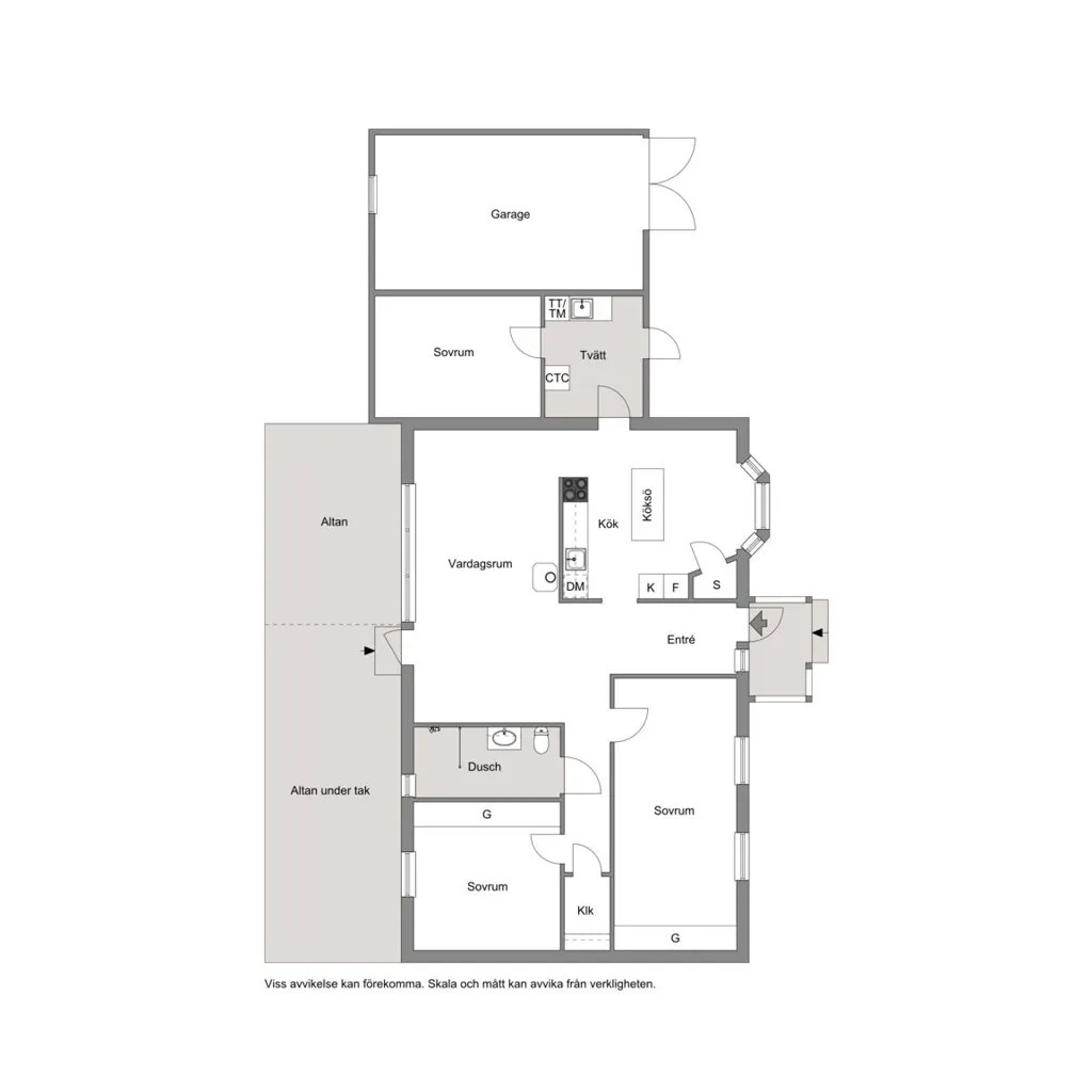 Plan - Classical Red Villa with Pool in Tillinge