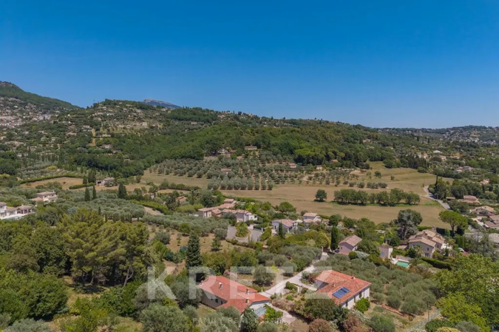Vista aerea - Villa with Panoramic Views in Châteauneuf-Grasse