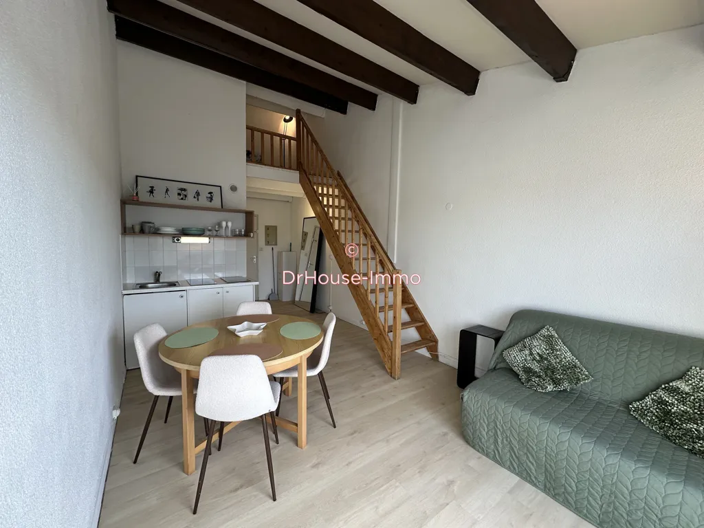 Séjour - Studio avec Mezzanine et Terrasse à Agde