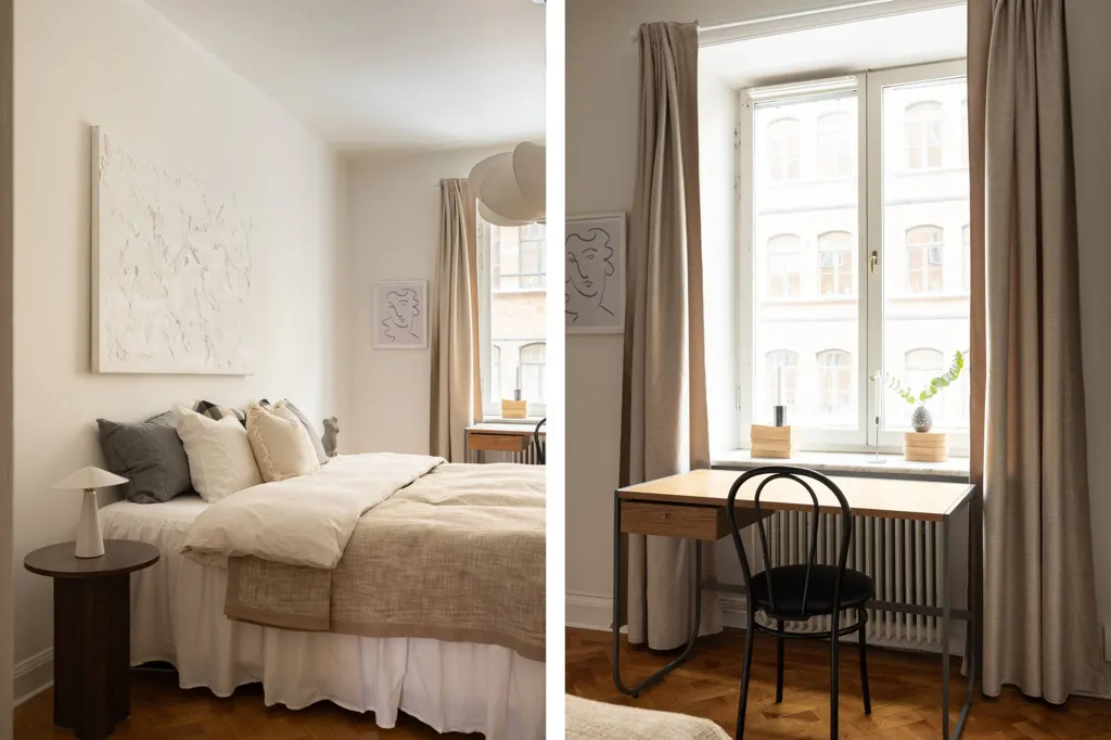 Chambres - Parisian-Style Flat with Balcony in Vasastan