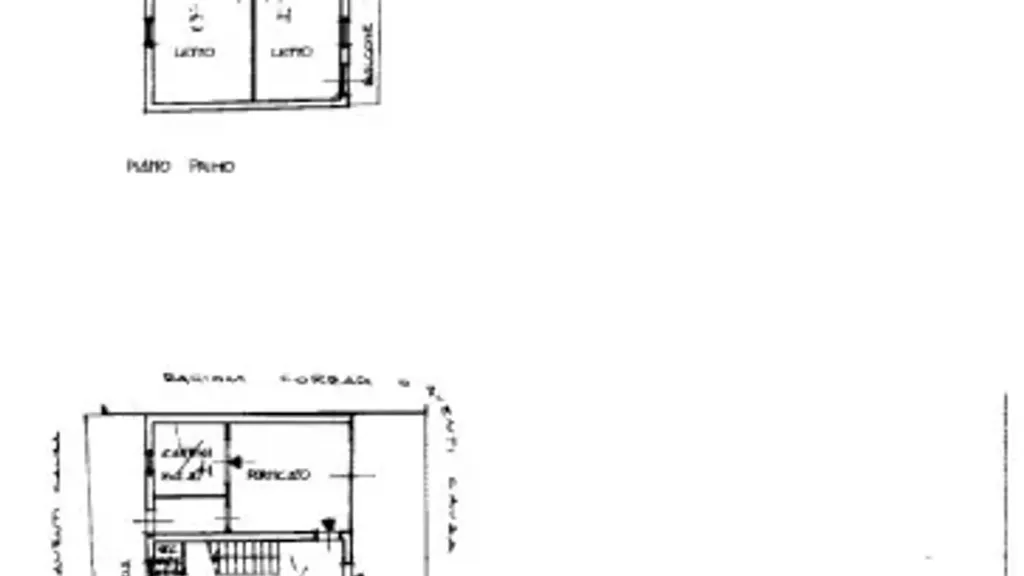 Plan - Terraced House with Potential for B&B in Parma