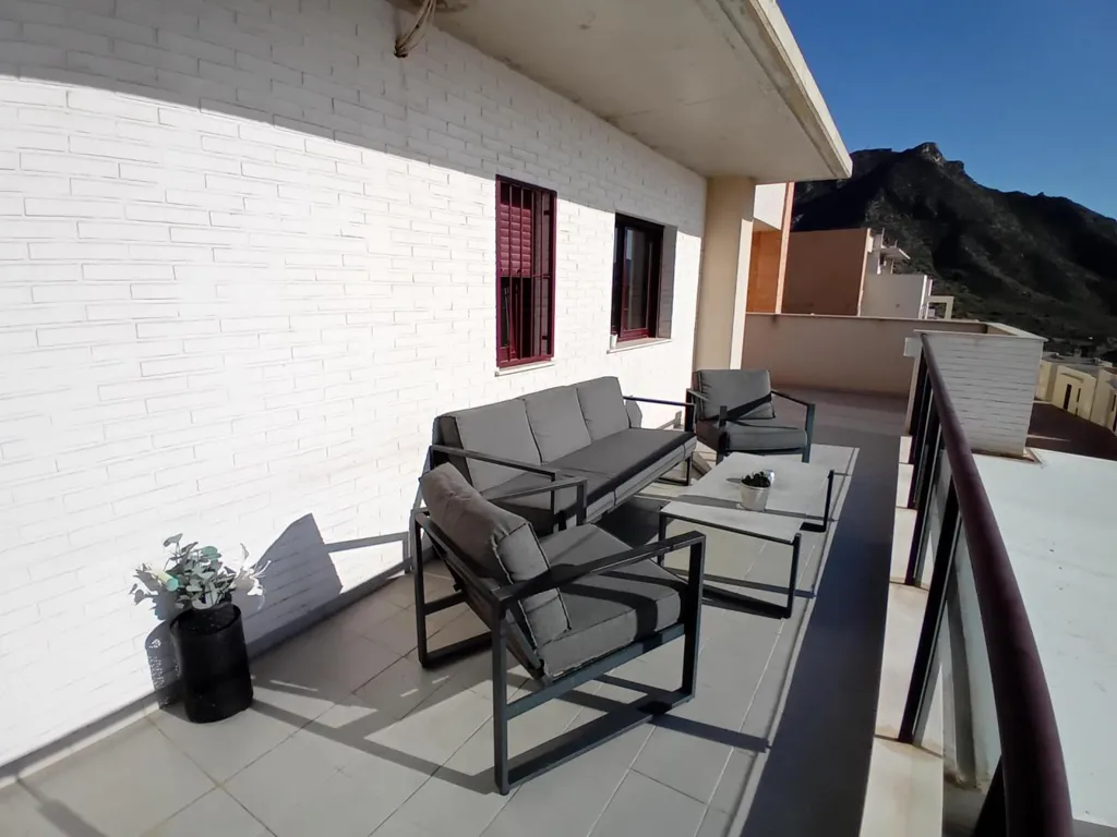 Terrass - Penthouse with Sea Views in Mojón Hills
